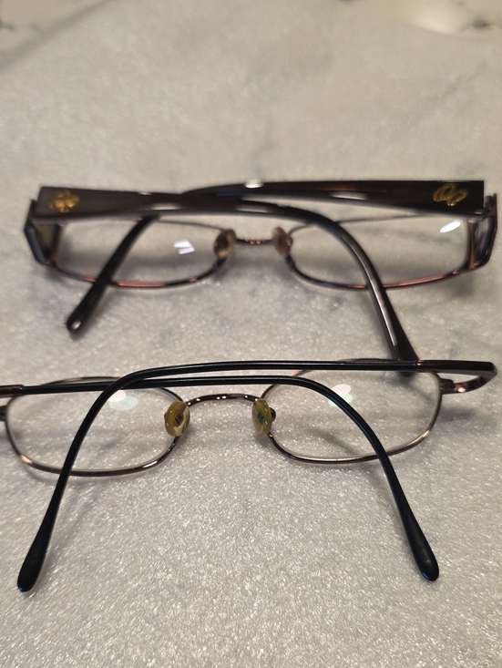 2 Perscription Glasses  Brown Frame with Black Temples main image 5